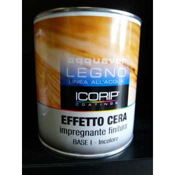 impregnante ceroso trasparente aqquaver 750ml